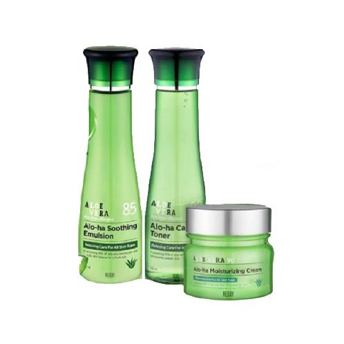 ALOE VERA SKIN CARE SET (TONER, EMULSION, CREAM)